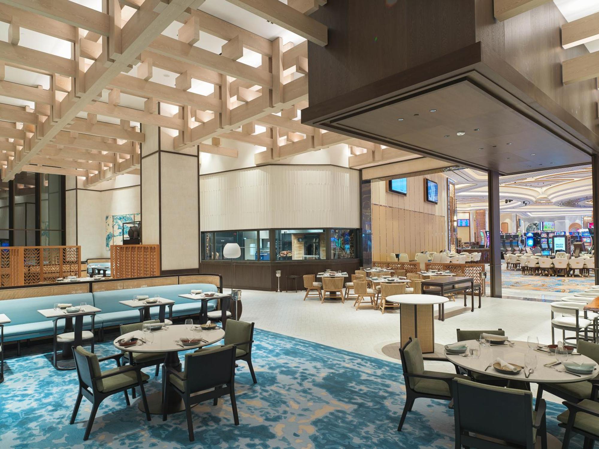 City Of Dreams Mediterranean - Integrated Resort, Casino & Entertainment Лимасол Экстерьер фото The interior of the dining room at the MGM Resorts in National Harbor, Maryland